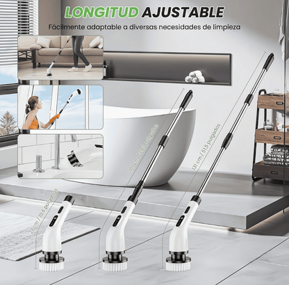 Cepillo Eléctrico Limpiador UltraScrub™ 9 en 1 - Inalámbrico y Extensible