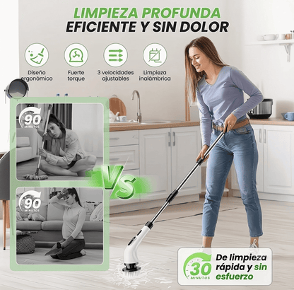 Cepillo Eléctrico Limpiador UltraScrub™ 9 en 1 - Inalámbrico y Extensible